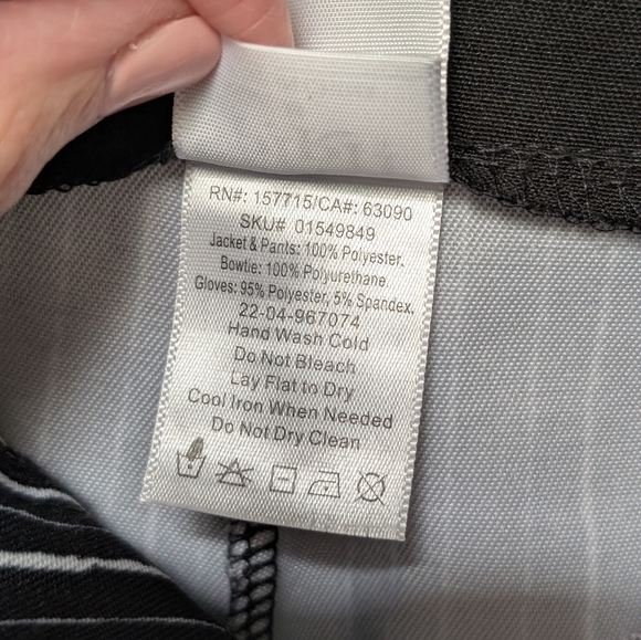 Disney Nightmare Before Christmas Jack Skelington costume pants kids medium - Picture 7 of 7